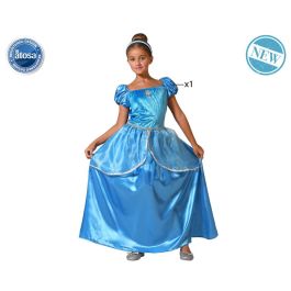 Disfraz Princesa De Cuento Azul Vestido Niña 10-12 Años Disfraz Princesa De Cuento Azul Vestido Niña 10-12 Años