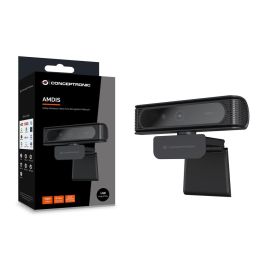 Conceptronic Amdis Webcam FHD 1080P USB con Reconocimiento Facial Windows Hello 30FPS Ángulo 80º