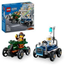 Juego de construccion coches de carreras: avión vs cama de hospital lego city great vehicles Juego de construccion coches de carreras: avión vs cama de hospital lego city great vehicles