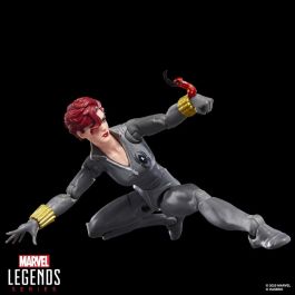 Hasbro Marvel Legends Series Figura Black Widow 15cm Escala 1:12 Figura de Acción Coleccionable Inspirada en Cómic Uncanny X-Men #268 (1990) con Accesorios