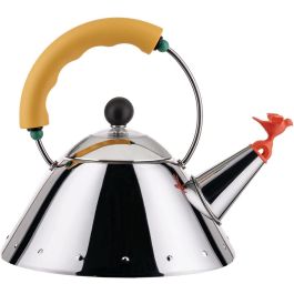 Alessi Tetera Amarilla 100 cl Michael Graves 9093/1 Y - Hervidor con chiflete, apto para inducción, acero inoxidable Precio: 106.78999958. SKU: B1B95A5MBC