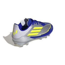 Botas de Fútbol para Niños Adidas F50 League Mg Messi Plateado