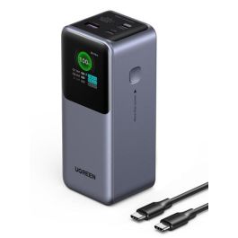 UGREEN 35524B Powerbank 20000mAh 130W Carga Rápida para MacBook/iPhone/Galaxy, Batería Litio Gris, Pantalla TFT Precio: 75.94999995. SKU: B1JYLDFSCL