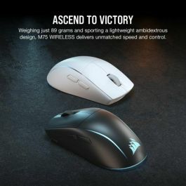 Corsair COR1716021245643 M75 Wireless Ratón inalámbrico para juegos, ambidiestro, RGB