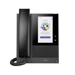 Poly CCX 400 Teléfono de Medios Empresarial Básico para Microsoft Teams, con PoE y Pantalla Táctil Intuitiva a Color