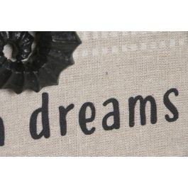 DKD Home Decor Cuadro Atlantico Beige Blanco 25 x 25 x 2.5 cm (6 Unidades) MDF Resina