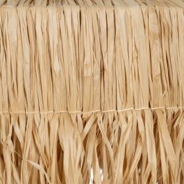 Lámpara Techo Fibra Natural Iluminación 80 X 80 X 45 cm