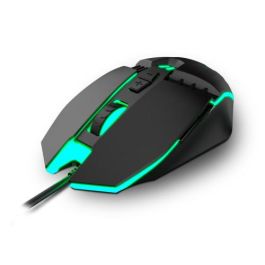 Krom NXKROMKALAX Ratón Óptico Gaming USB Tipo A Mano Derecha 3200 DPI 7 Botones Iluminación LED