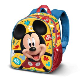 Disney Mickey Mouse Mochila preescolar 3D Elite Boy con relieve frontal, 1 compartimento, acolchada, Amarillo, 10x25x30cm Precio: 13.89000019. SKU: B1BQ9R8G9F