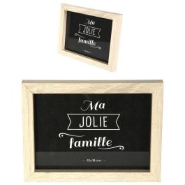 Home Deco Factory Essentiel Juego de 8 Marcos de Fotos para Pared Negro Madera 15x20 cm 13x18 cm 10x15 cm 10x10 cm