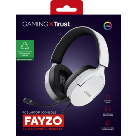 Trust 25302 Auriculares Alámbrico Diadema USB tipo A Negro, Blanco para Motocicleta