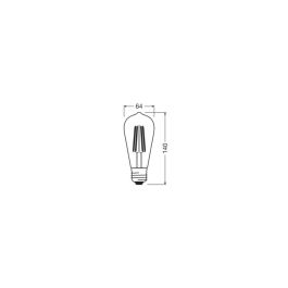 [LVE-4099854060236] Ledvance/Osram Bombilla LED "Classic" E27 3,8W 806Lm 3000K 320º IP20