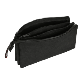 Portatodo Triple Naruto Negro 22 x 12 x 3 cm