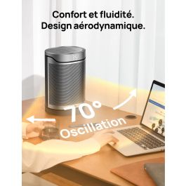 Dreo Calentador 318 Columna 1500 W Negro Hipercerámica