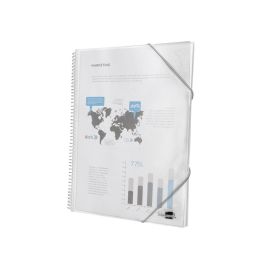Carpeta Liderpapel Escaparate Con Espiral 60 Fundas Polipropileno Din A4 Transparente Carpeta Liderpapel Escaparate Con Espiral 60 Fundas Polipropileno Din A4 Transparente