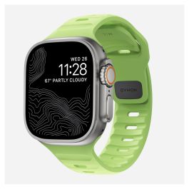Nomad Sport Band para Apple Watch Series 9 / Ultra (46mm/49mm) - Glow - Correa Deportiva Ajustable de Caucho Verde Claro Precio: 47.2747. SKU: B1E2P5FWZV