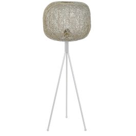 DKD Home Decor Lámpara de Pie Moderna de Metal Blanca | Casquillo E27 (Máx 50W) | Altura 109cm | 41x41cm Base Precio: 64.24374. SKU: S3031581