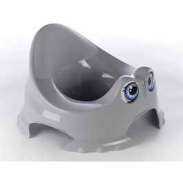 Thermobaby Orinal Rigolo Encanto Gris Divertido Cómodo Estable Integración Fácil Color Madera