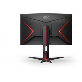 AOC C27G2Z3/BK Monitor Gaming Curvo Full HD de 27" (68,6 cm), 280Hz, 0.5ms, Fast VA, HDR10, Negro/Rojo