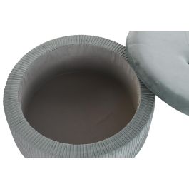 DKD Home Decor Reposapies Glam Verde 70 x 28 x 70 cm Set de 2