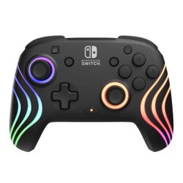 PDP PDP1728606818002 Mando Inalámbrico Afterglow Wave Negro para Nintendo Switch