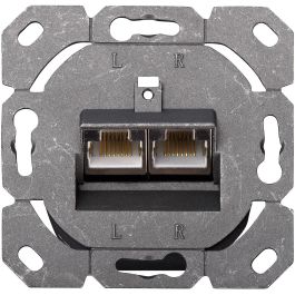 Digitus Caja de Superficie 2x RJ45 Cat5e Blindada Blanca para Redes