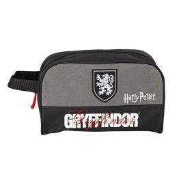 PERONA Neceser infantil Harry Potter Gryffindor negro/gris 25x15.5x11cm con asas y adaptable a carro