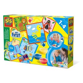 Ses Creative MY FIRST Kit de Arte para Niños Mi Primera Obra de Arte con Pintura para Huellas de Mano y Pie en Tarjetas Impresas Ses Creative MY FIRST Kit de Arte para Niños Mi Primera Obra de Arte con Pintura para Huellas de Mano y Pie en Tarjetas Impresas
