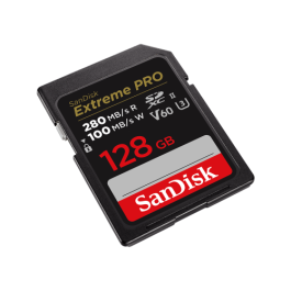 SanDisk SDSDXEP-128G-GN4IN 128 GB SDXC UHS-II Clase 10, Velocidad de Lectura 280 MB/s, Velocidad de Escritura 100 MB/s