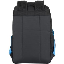 Rivacase 8069 Mochila para Portátil 17.3" Regent Negro/Azul con Compartimento para Tableta