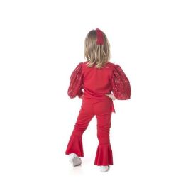 Creaciones Llopis Disfraz Infantil Carrá T-1 3-5 Años Pantalón y Camisa Rojo