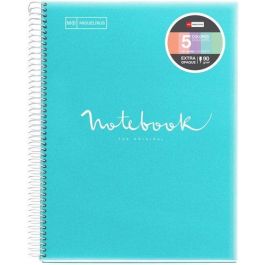 Bloc Miquelrius Emotions Notebook 5 Micro.Tapa Pp A5 120H 90G Horizontal Azul Cielo 5 unidades Precio: 26.79000016. SKU: B169EJ52FY