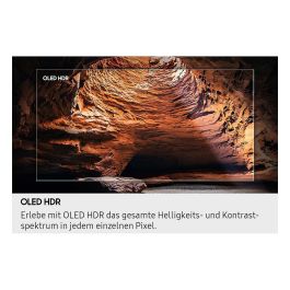Samsung GQ55S85FAUXZG Televisor 55" OLED 4K Ultra HD Smart TV, 100 Hz, HDR10+, Dolby Atmos, Tizen, WiFi, Bluetooth, Negro Grafito