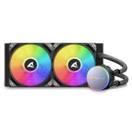 Sharkoon Sistema de Refrigeración Líquida AIO S70 RGB 240mm con Ventiladores PWM para CPU