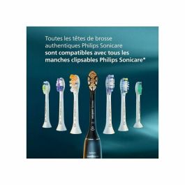 Philips HX9054/88 G3 - Pack 4 Cabezales de Cepillo Eléctrico Negro para Máxima Higiene Bucal