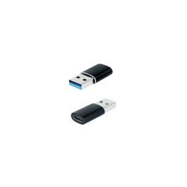 NANO CABLE Adaptador USB-A 3.1 a USB-C, USB-A/M-USB-C/H, Negro, 10.02.0012 Precio: 0.99000022. SKU: B1C27QSS8A