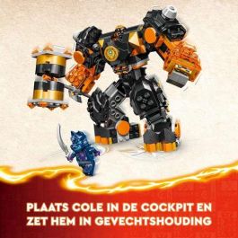 LEGO 71806 Meca Elemental de la Tierra de Cole Ninjago: El Renacer de los Dragones, Set de Construcción Articulado para Niños +7 años