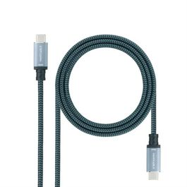 Cable USB-C 3.1 NANOCABLE 10.01.4102-COMB 2 m Negro/Gris (1 unidad) Precio: 10.50000006. SKU: B1A3E38HK9