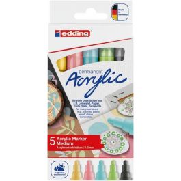Marcador Acrylic Edding 5100 Conico (2-3 Mm) Colores Pastel Estuche De 5 Precio: 16.78999993. SKU: B1GX3A3W7C