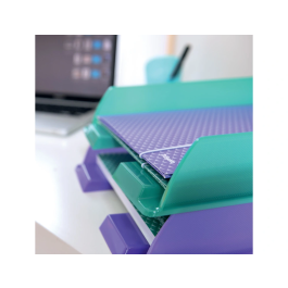 Esselte Bandeja Portadocumentos Colour'Breeze A4, Colores Surtidos, Plástico, 365x350x268 mm