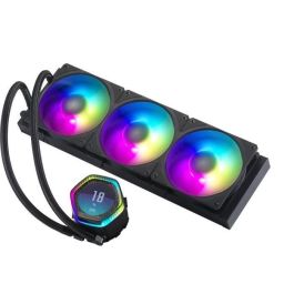 Cooler Master MasterLiquid 360 Ion Refrigeración Líquida AIO con Pantalla LCD2.1", Bomba Doble Cámara, Ventiladores Mobius 120P ARGB, RGB Gen2, LGA1700 & AM5 - MLY-D36M-A24PZ-R1