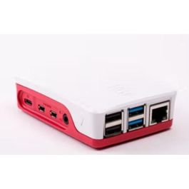 Raspberry Pi Pi 4 Carcasa Roja y Blanca