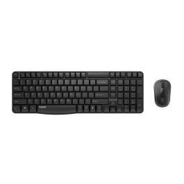 Conjunto de teclado y ratón - RAPOO - X1800S - Inalámbrico - Teclado numérico - Negro Precio: 33.4999995. SKU: B17S7FAY4C
