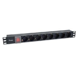 Equip Regleta Rack 19" 1U Horizontal 8 Tomas DIN49440 IEC320 C14 10A 2500W 1.8m Cable Interruptor Negra Precio: 21.49999995. SKU: B1FN7G9XJ5