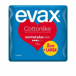 Evax Cottonlike Compresas Normal Plus Con Alas Precio: 1.89000032. SKU: S0593305