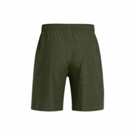 Pantalones Cortos Deportivos para Hombre Under Armour Tech Vent Oliva