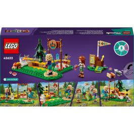 LEGO 42622 Campamento Aventura: Área Tiro Con Arco con mini personajes Autumn y Nova y diana que cae