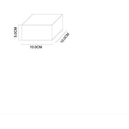 Cubo de hielo solar GALIX G4475 - 4 LED - Al. 10 cm Cubo de hielo solar GALIX G4475 - 4 LED - Al. 10 cm