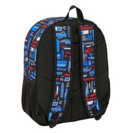Safta Mochila Adapt.Carro Hot Wheels 33x42x14 cm