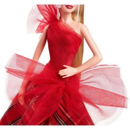 Mattel Barbie Signature con Vestido Rojo a Cuadros - Muñeca de Colección